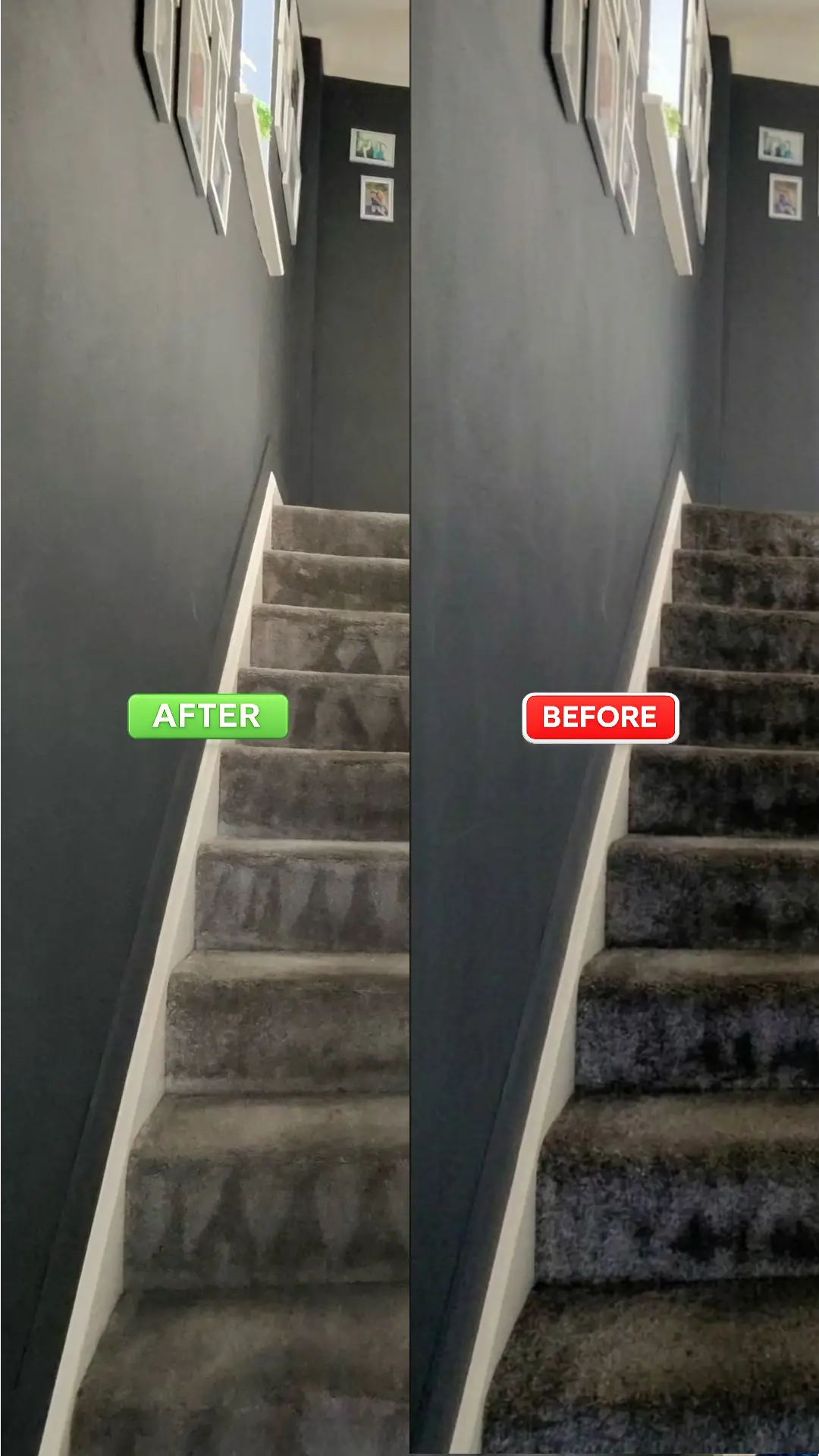 Before and after cleaning result 3